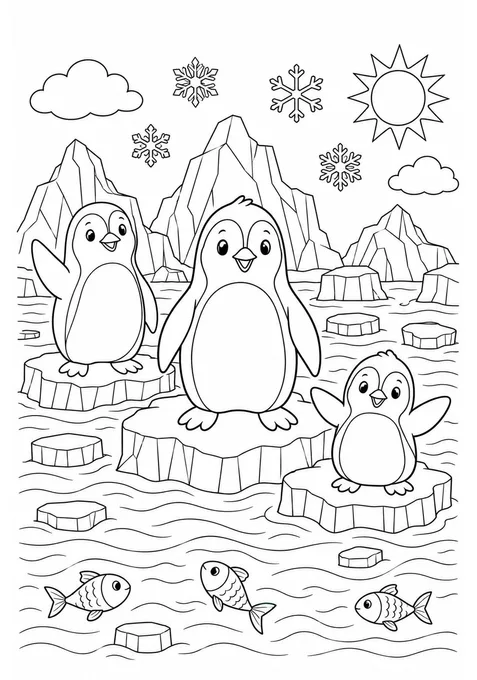 Pinguins no gelo · Difícil