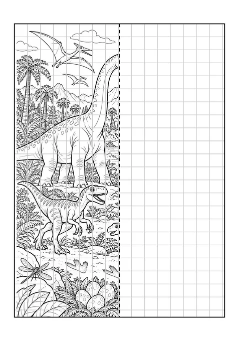 Complete o vale dos dinossauros