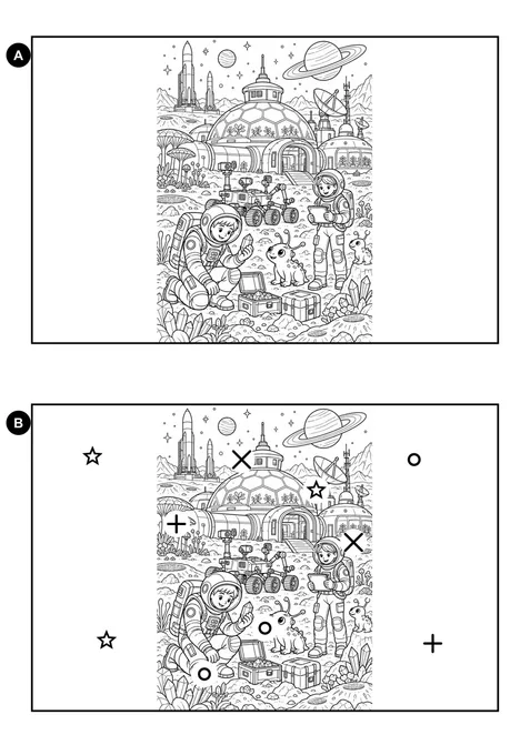 Diferenças na estação espacial
