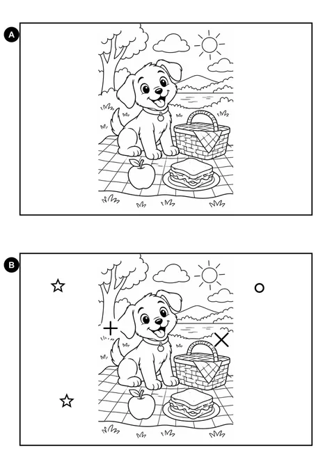 Diferenças no piquenique