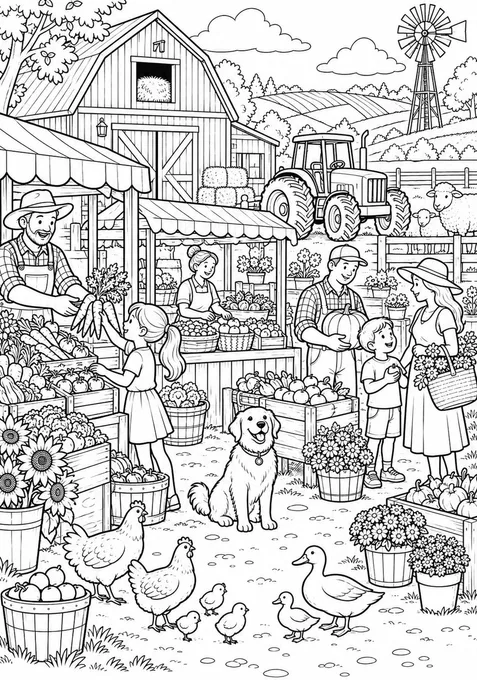 Feira na fazenda